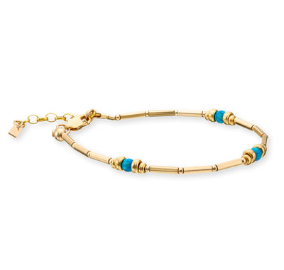 14kt GoldFill/Opal Ocean Rondelle Bracelet