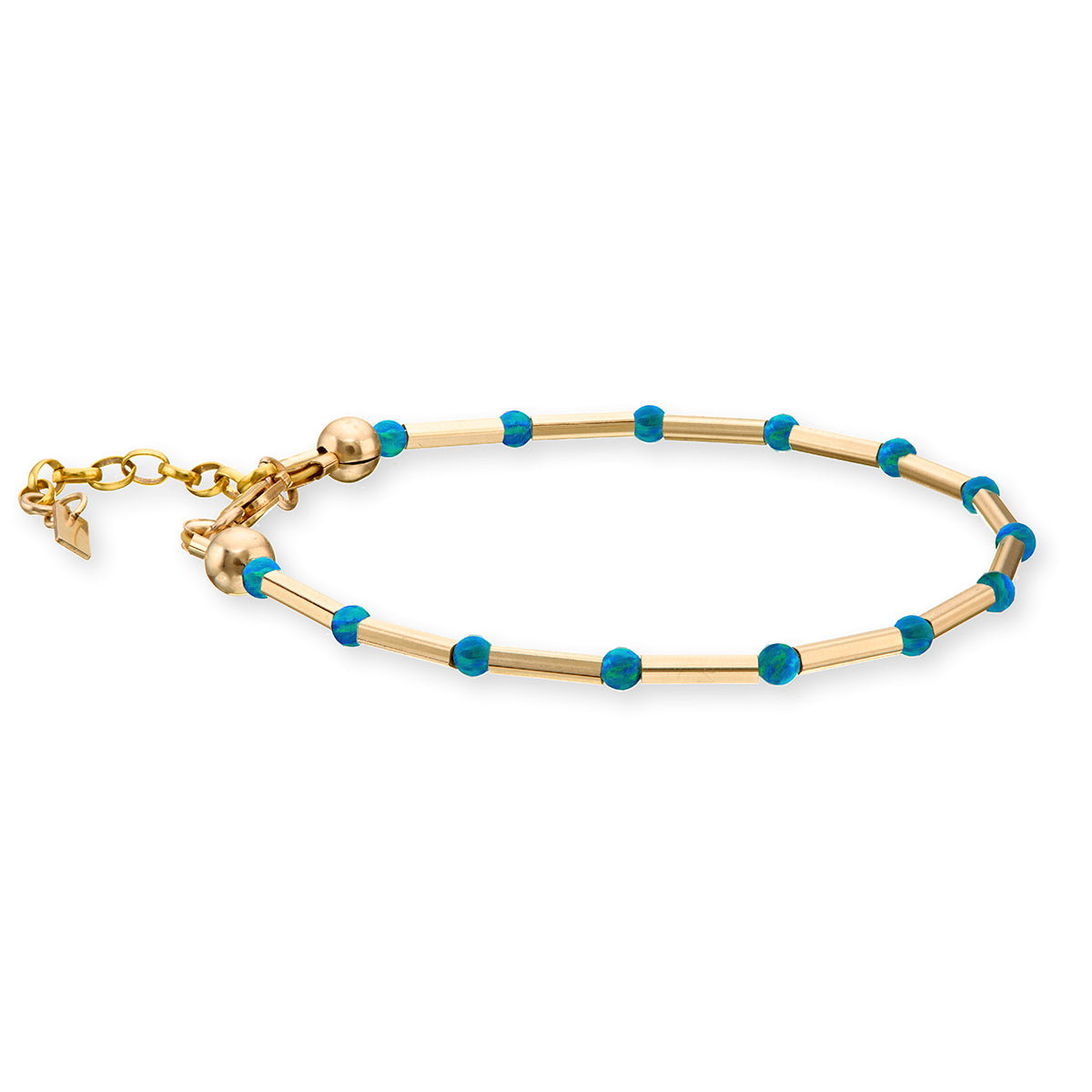 14kt GoldFill/Opal Ocean Linear Bracelet