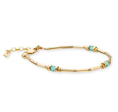 14kt GoldFill/Opal Moon Rondelle Bracelet
