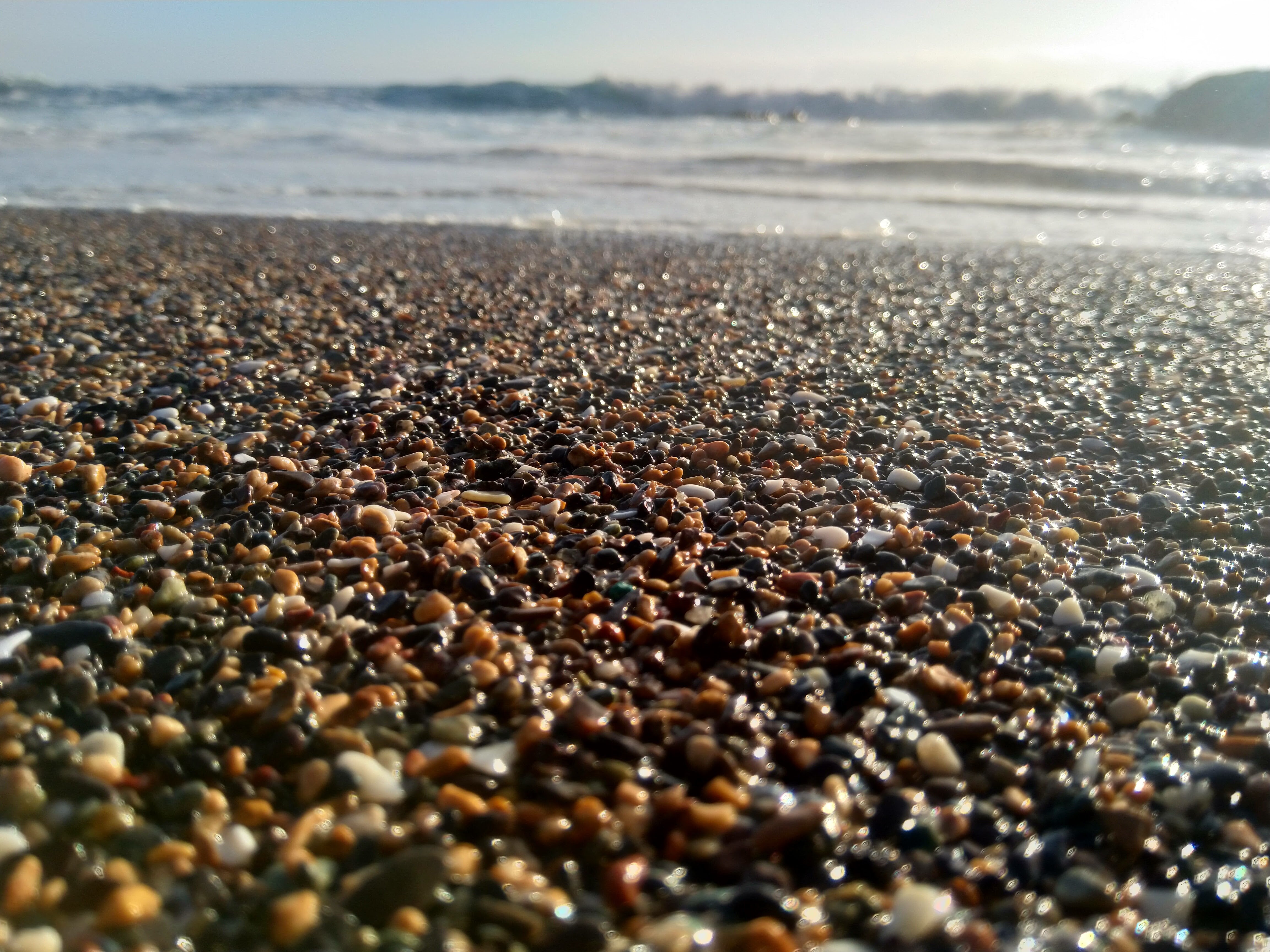 14kt GoldFill/Acetate Ocean Triangle Necklace