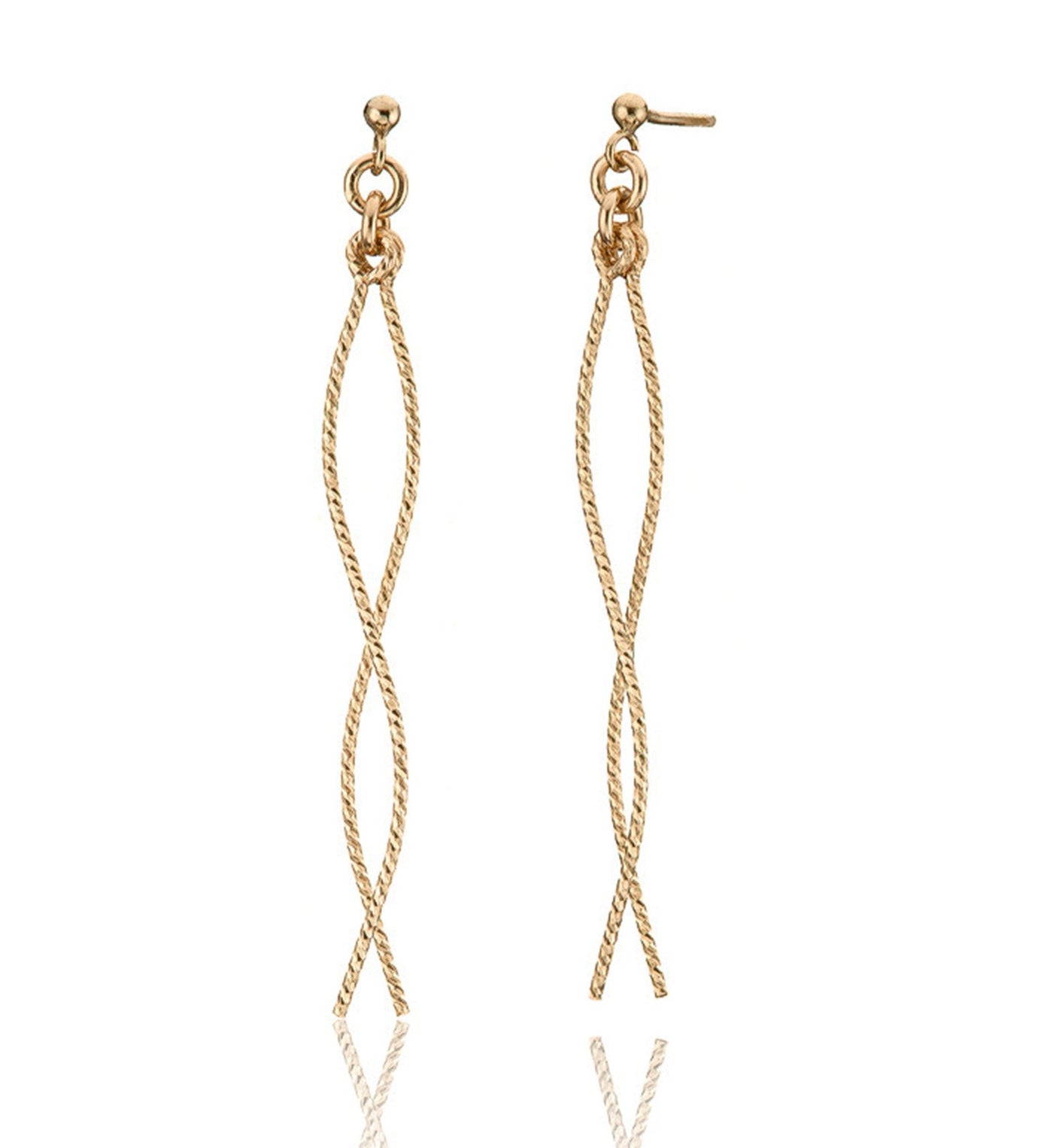 14kt GoldFill Mini Diverge Earrings