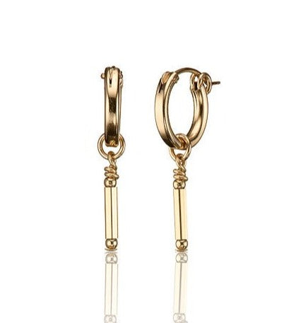 14kt GoldFill Linear Huggies