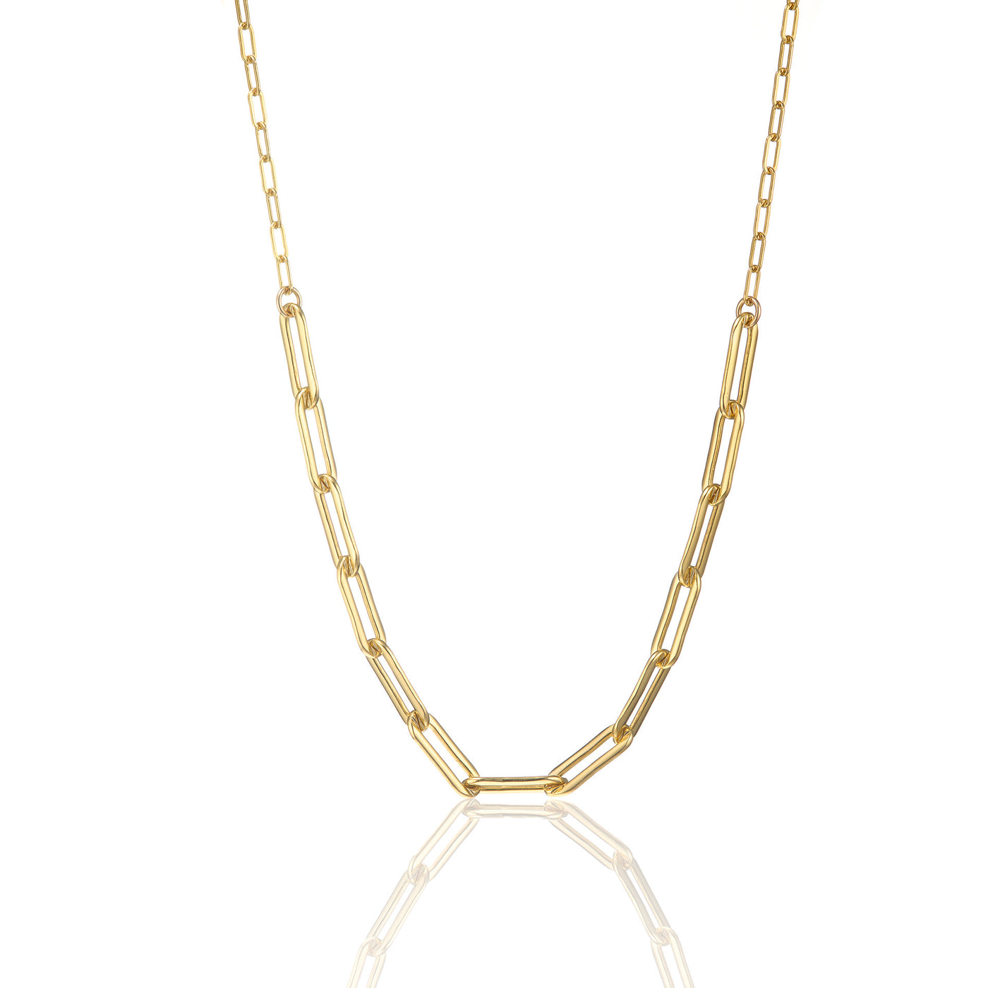 14kt GoldFill Paperclip Duo Necklace