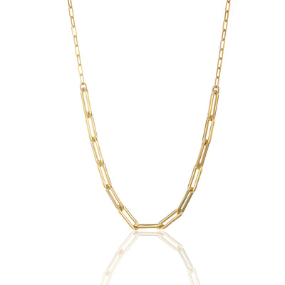 14kt GoldFill Paperclip Duo Necklace