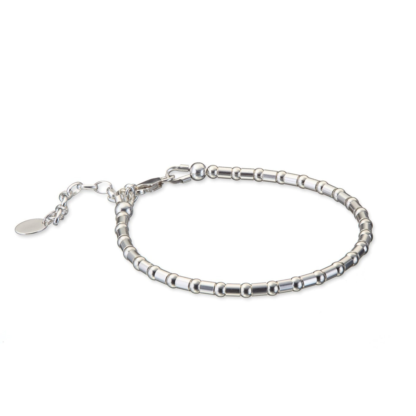 Crimp Bead Bracelet - Sterling Silver