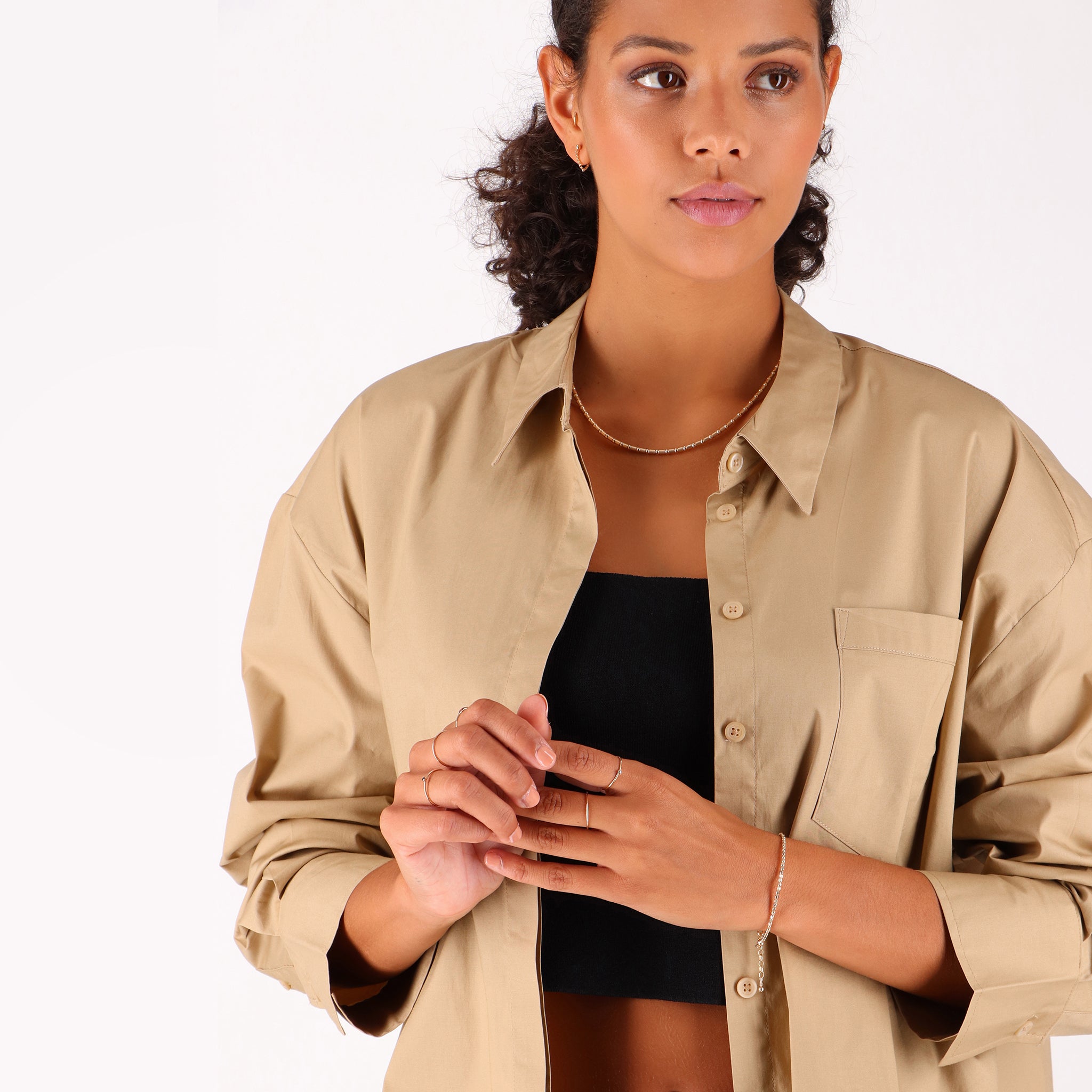 14kt GoldFill Facet Bead Bracelet