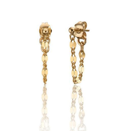 14kt GoldFill Round Chain Earstuds