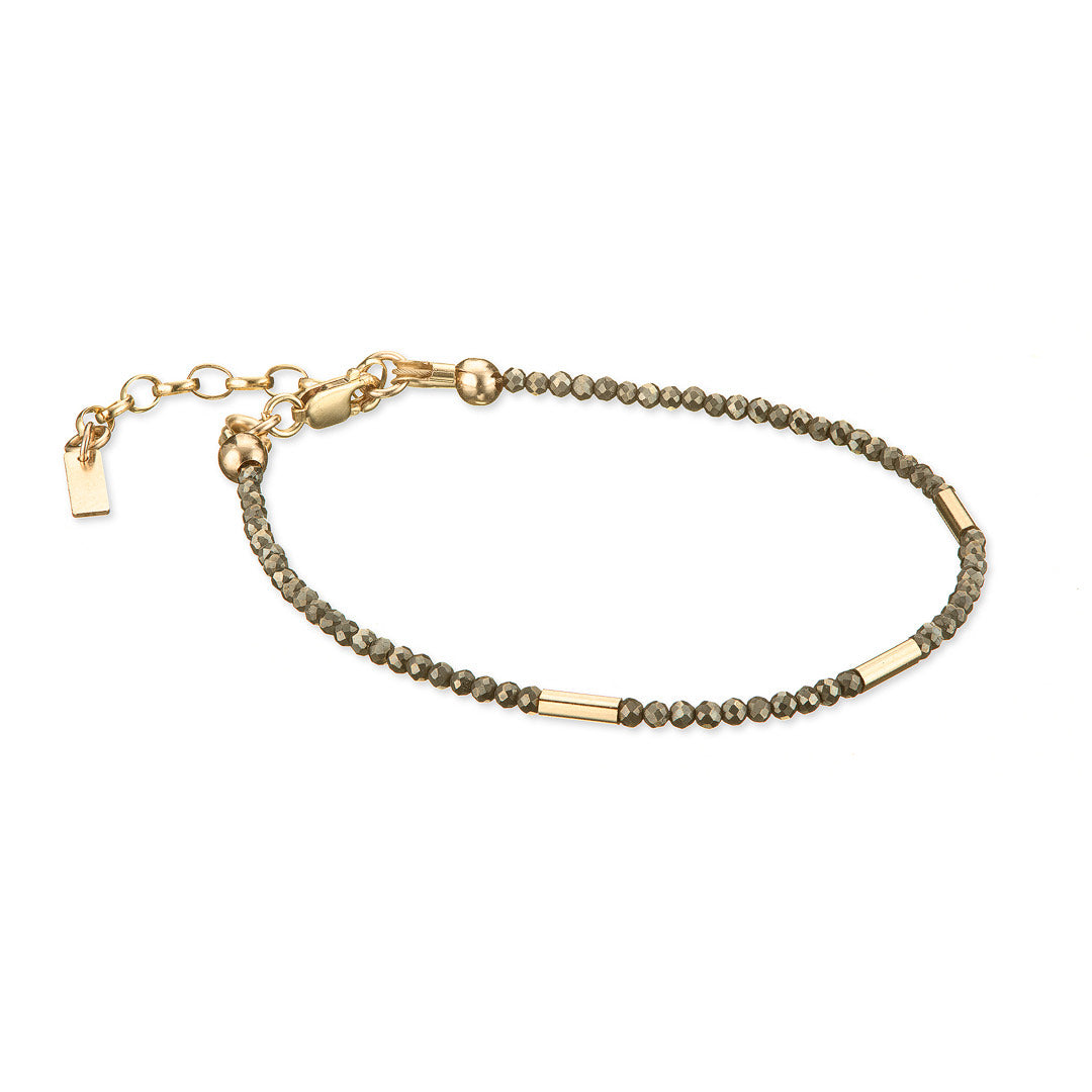 14kt Goldfill Gemstone Bracelet