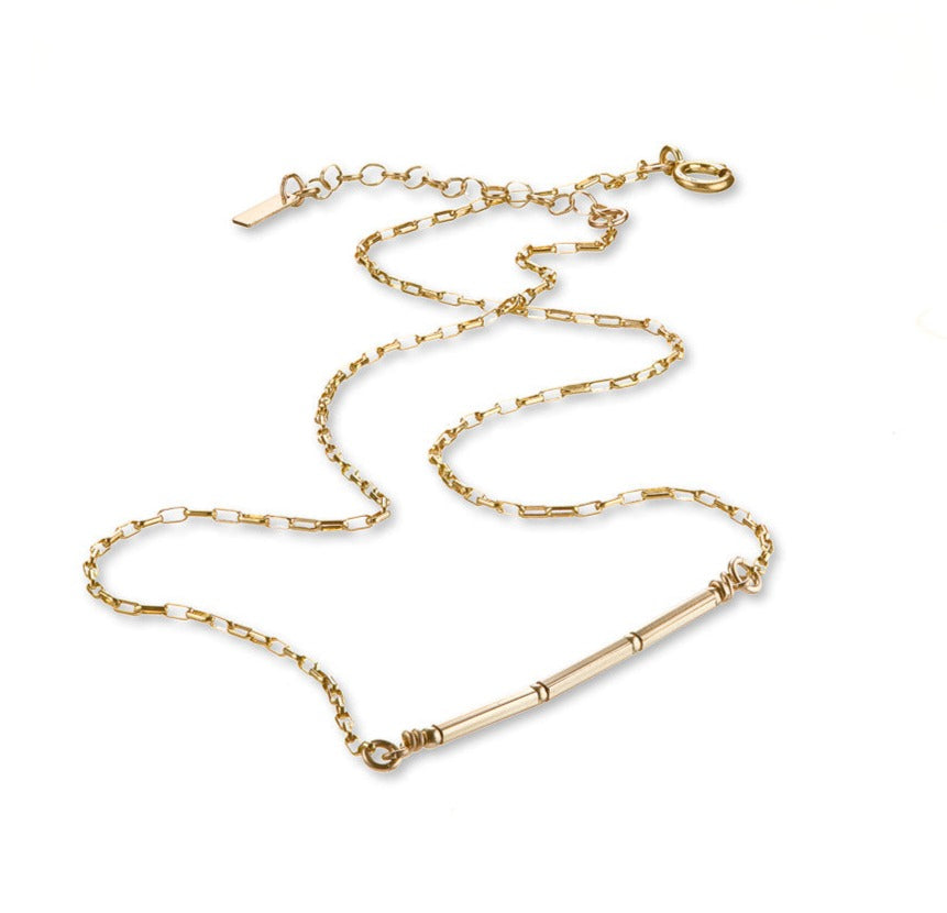 14kt GoldFill Linear Pendant