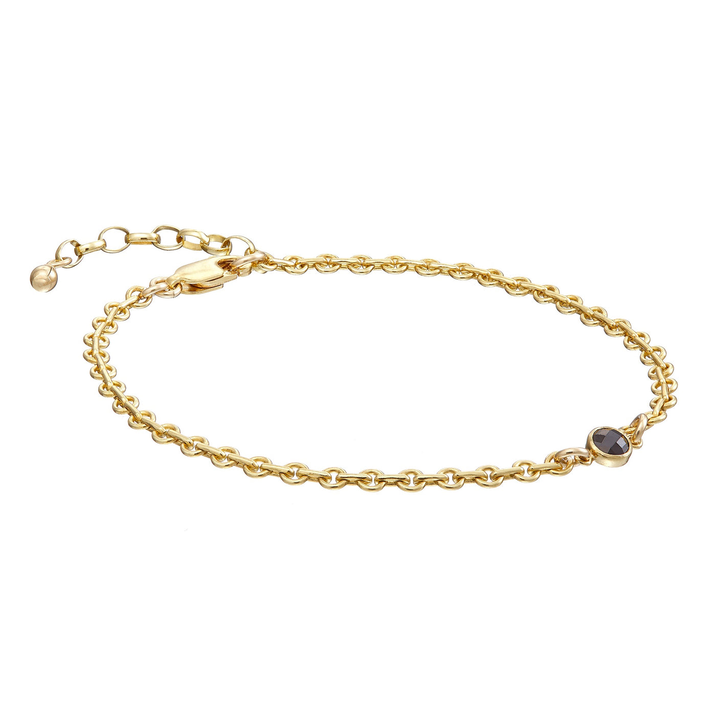 14kt GoldFIll Hieroglyph Railway Bracelet