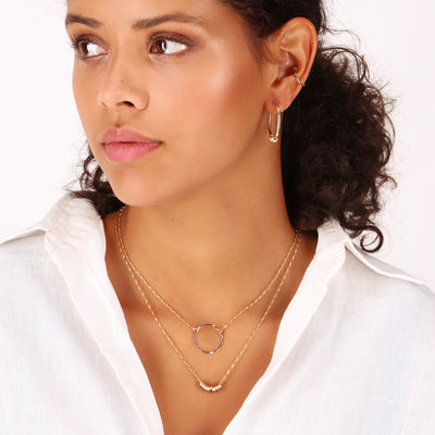 14kt GoldFill Infinity Rings Pendant